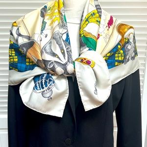RARE Hermes Scarf called Scotland